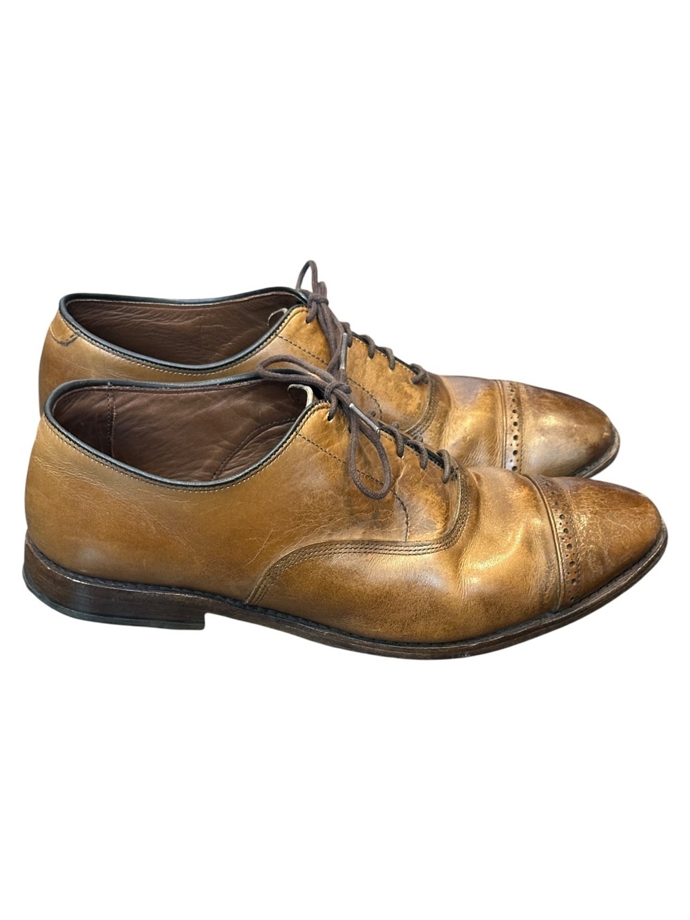 Allen Edmonds Fifth Avenue Cap-toe Oxford Dress Shoe Walnut Brown Men’s 10.5D